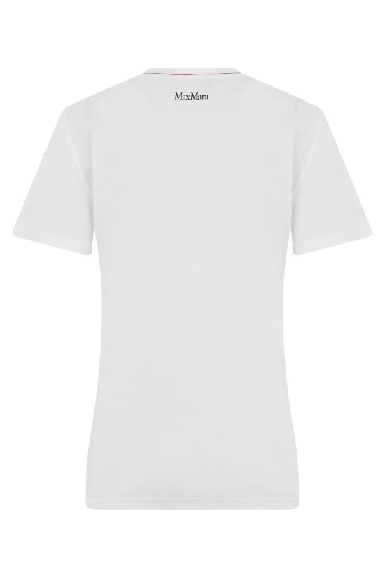 26SS 막스마라 스튜디오 반팔 티셔츠 MSTPUGNALE2616971011600001 White - MAX MARA STUDIO