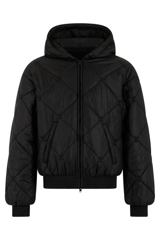 26SS 셀린느 라이트 나일론 퀼트 재킷 RV14B147438NO black