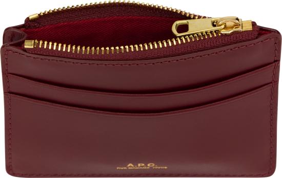  아페쎄 카드지갑 PXAWVF63670GAE brown - A.P.C.