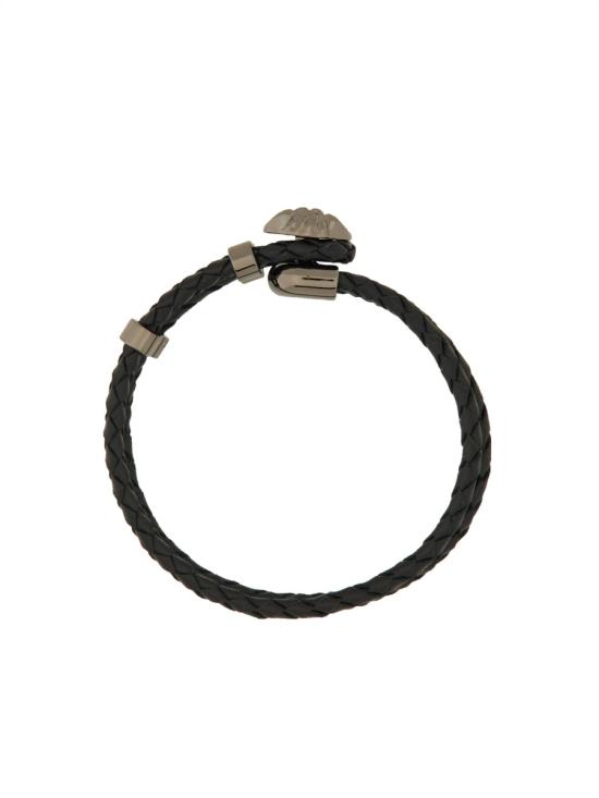 26SS 베르사체 메두사 레더 브레이슬릿 DG05579DMTND41UB BLACK - VERSACE
