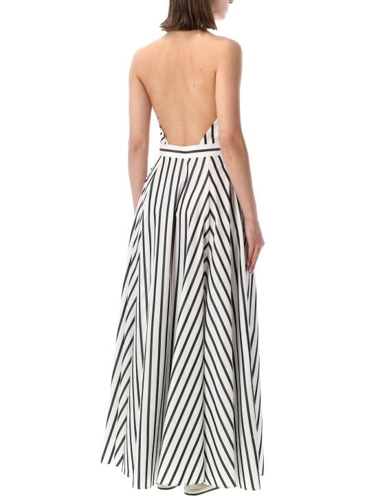 26SS 랄프 로렌 롱 원피스 290P15818 001 BLACK WHITE - RALPH LAUREN