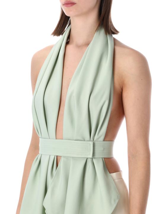 26SS 알베르타 페레티 민소매 티셔츠 261M08040128 0340 GREEN - ALBERTA FERRETTI