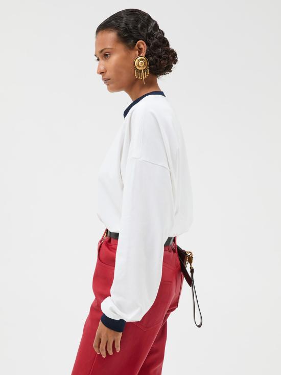 26SS 베르사체 긴팔 티셔츠 10245091A17894 2W5H0 White - VERSACE