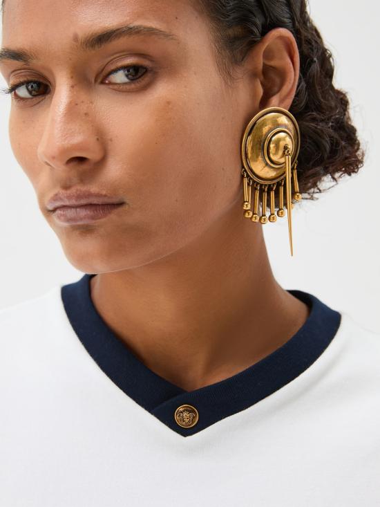 26SS 베르사체 긴팔 티셔츠 10245091A17894 2W5H0 White - VERSACE