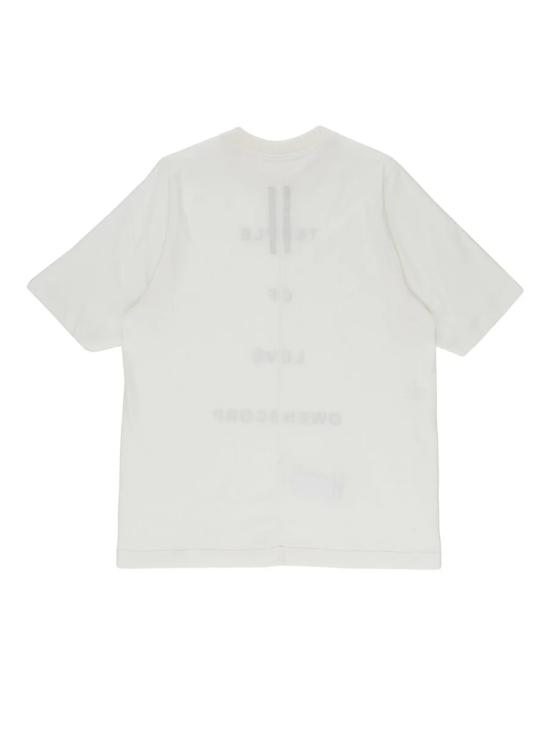 26SS [키즈] 릭 오웬스 티셔츠 BG01F3274RNP14P 1109 White - RICK OWENS
