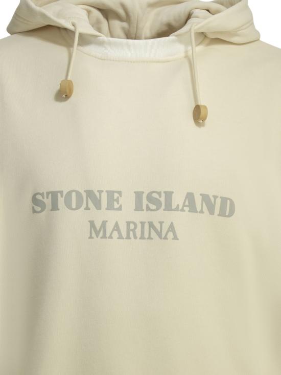 26SS 스톤 아일랜드 후드 티셔츠 6100054S0X31V0093 White - STONE ISLAND