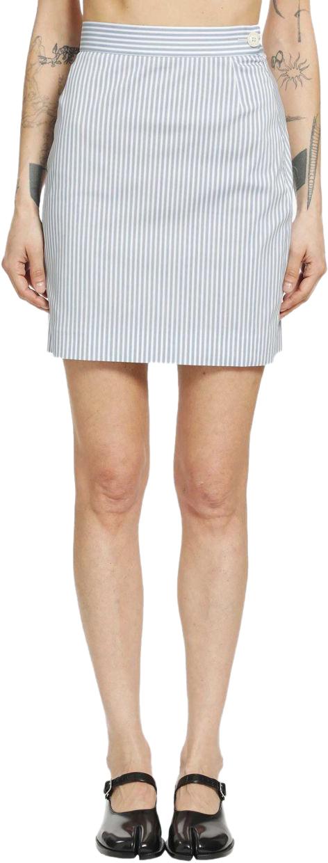 26SS 비비안웨스트우드 숏 스커트 1K010030W01FLK202 LICHTBLUE