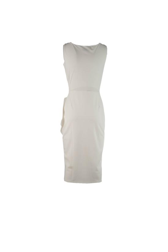 26SS 키아라보니 미디 원피스 ABCCHARISSESMSJEB 070 WHITE - CHIARA BONI