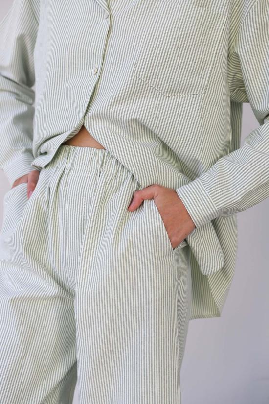  비 아이들 언더웨어 Be Idle 핀스트라이프 복서 팬츠 - BE IDLE