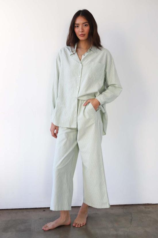  비 아이들 언더웨어 Be Idle 핀스트라이프 복서 팬츠 - BE IDLE