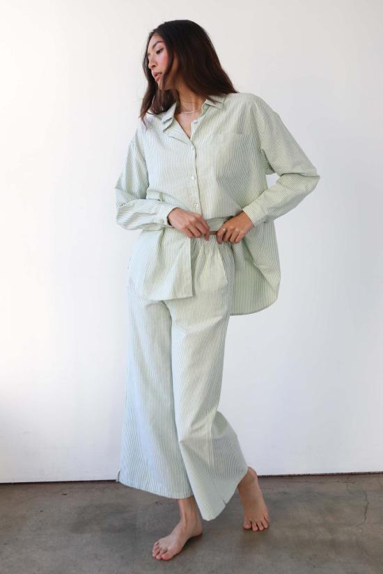  비 아이들 언더웨어 Be Idle 핀스트라이프 복서 팬츠 - BE IDLE