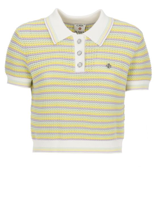 26SS 카사블랑카 폴로 티셔츠 WSS26KW129201 MULTI MultiColour