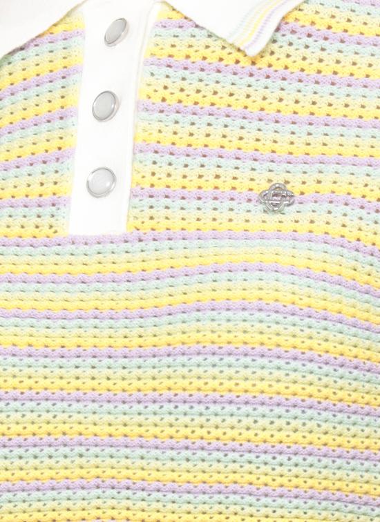 26SS 카사블랑카 폴로 티셔츠 WSS26KW129201 MULTI MultiColour - CASABLANCA