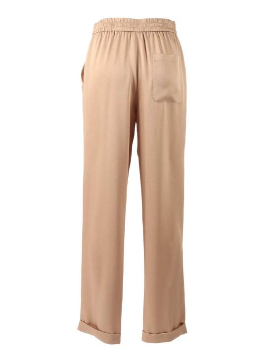  엠포리오 아르마니 스트레이트 팬츠 베이지색 바지 - EMPORIO ARMANI