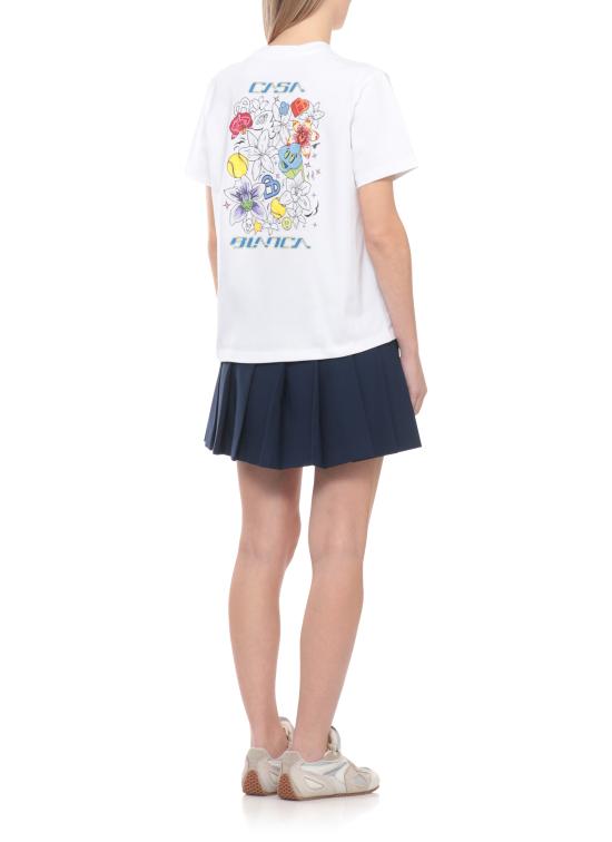 26SS 카사블랑카 반팔 티셔츠 WSS26JTS04603 BRIGHT WHITE White - CASABLANCA