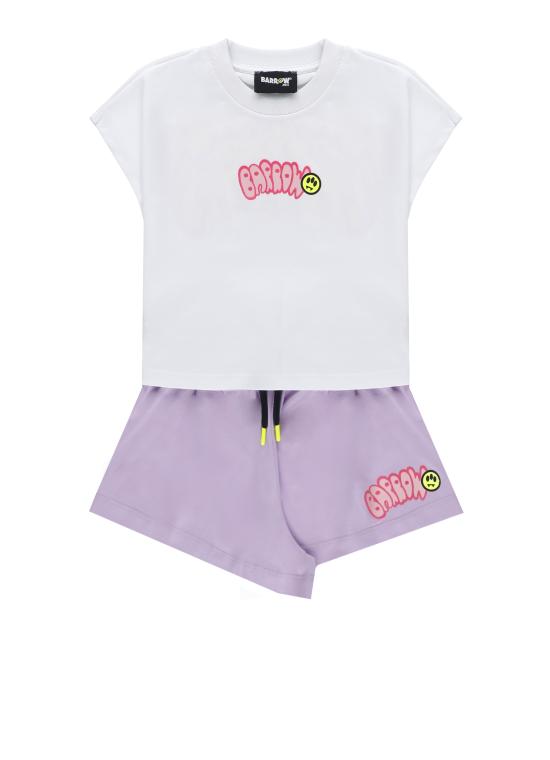 26SS [키즈] 바로우 캐주얼 세트 S6BKJGTR029 002 01 White