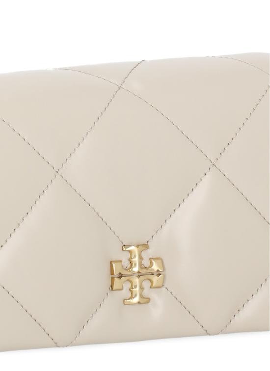 26SS 토리버치 키라 다이아몬드 퀼트 체인 월렛 158624 251 Beige - TORY BURCH