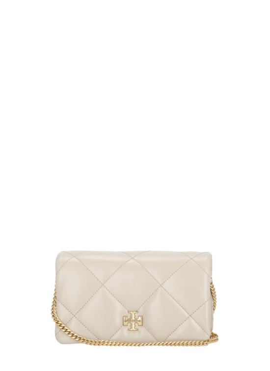 26SS 토리버치 키라 다이아몬드 퀼트 체인 월렛 158624 251 Beige