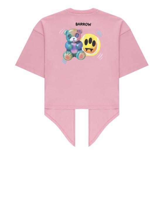26SS [키즈] 바로우 티셔츠 S6BKJGTH140 BW311 Pink - BARROW
