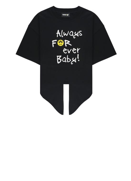 26SS [키즈] 바로우 티셔츠 S6BKJGTH140 110 Black