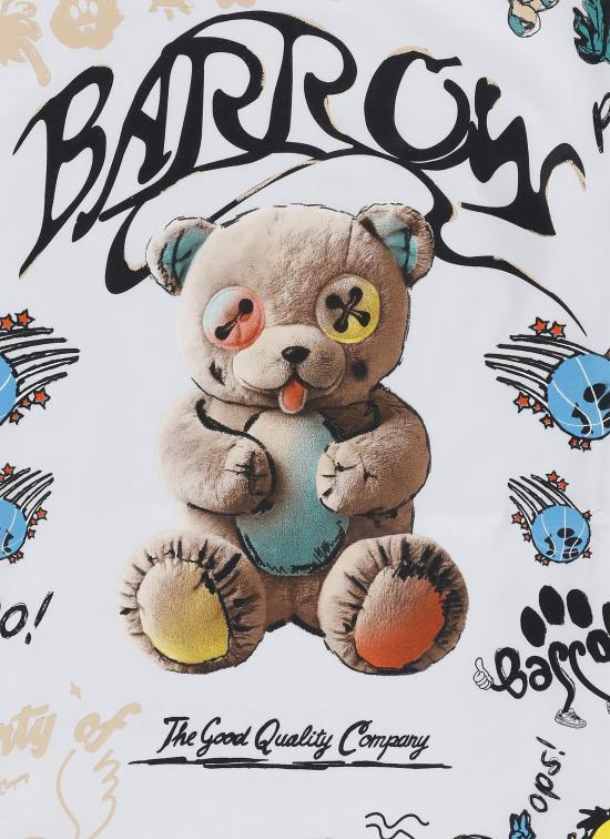 26SS [키즈] 바로우 티셔츠 S6BKJUTH076 002 White - BARROW