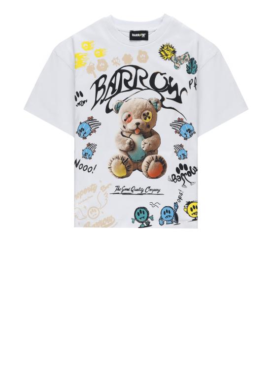 26SS [키즈] 바로우 티셔츠 S6BKJUTH076 002 White