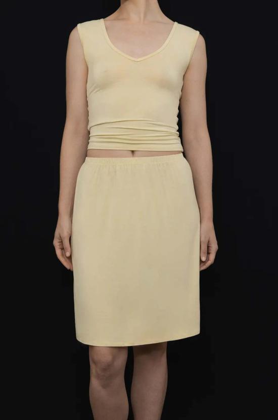  카이 인티메이츠 민소매 티셔츠 리클라인 뱀부 쉘 탑 리몬첼로 - KYE INTIMATES