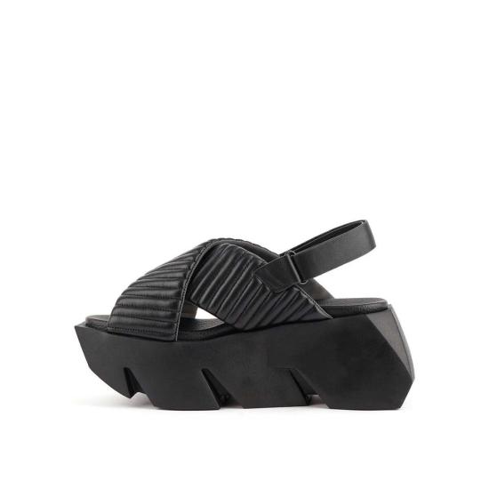  유나이티드 누드 힐/펌프스 불 퍼피어 샌들 블랙 - UNITED NUDE