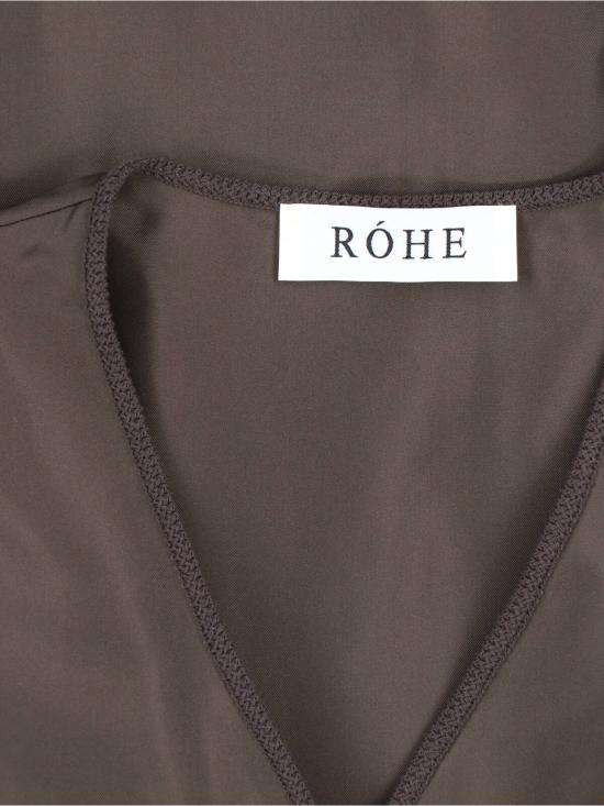 26SS 로에 미디 원피스 419 33 131 264 364 Brown - ROHE