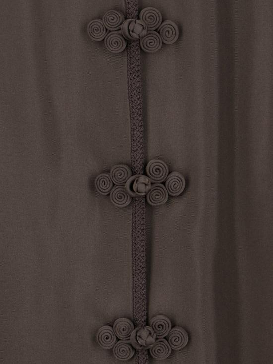 26SS 로에 미디 원피스 419 33 131 264 364 Brown - ROHE