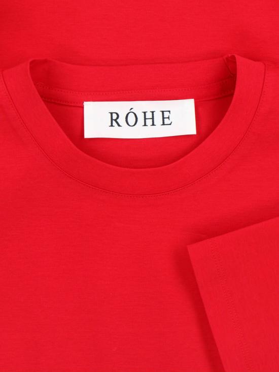 26SS 로에 반팔 티셔츠 419 20 201 600 312 Red - ROHE