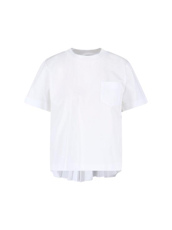 26SS 사카이 반팔 티셔츠 26 08544 101 White