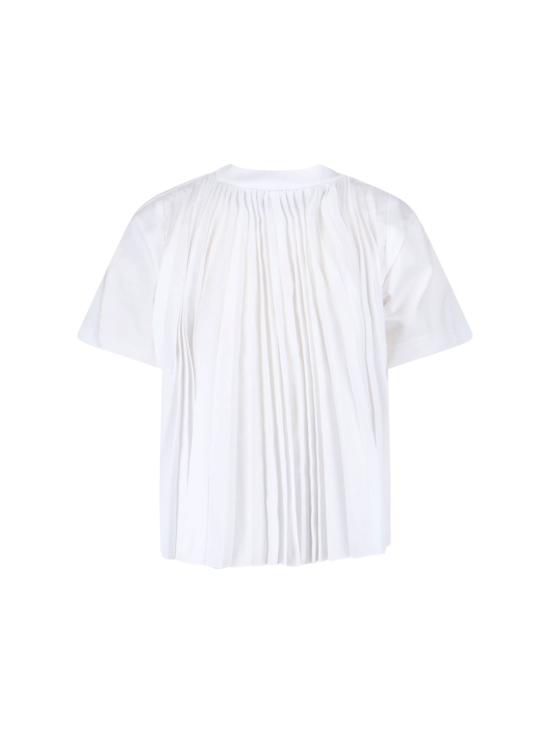 26SS 사카이 반팔 티셔츠 26 08544 101 White - SACAI