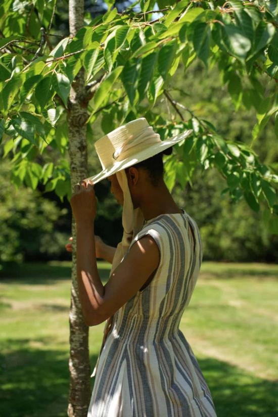  보몽 오가닉 원피스 보몬트 오가닉 오틸리 메이 스트라이프 드레스 - BEAUMONT ORGANIC