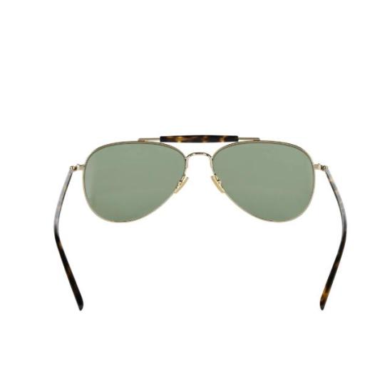 26FW 생로랑 남성지갑 862856Y9973 8032 GOLD HAV GREEN - SAINT LAURENT