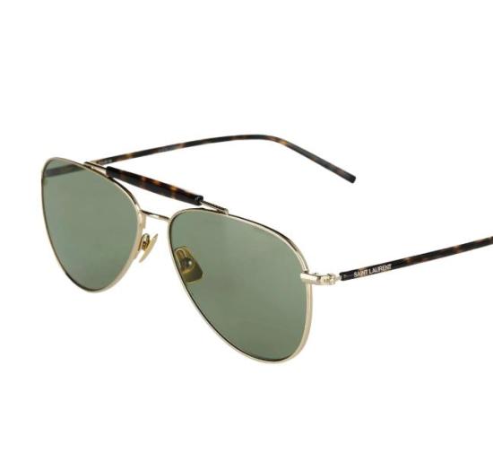 26FW 생로랑 남성지갑 862856Y9973 8032 GOLD HAV GREEN - SAINT LAURENT