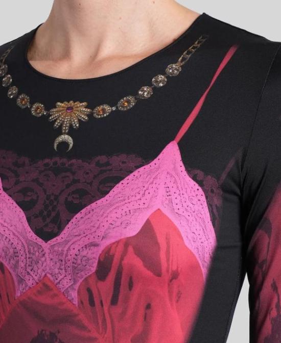 26SS 마린세르 미디 원피스 WDR300BCJER0085 RD11 RIBBON RED - MARINE SERRE