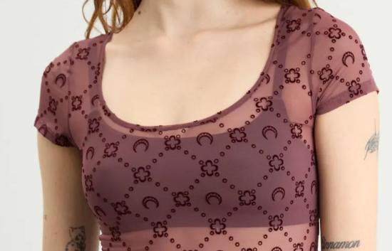 26SS 마린세르 반팔 티셔츠 WTO389ACJER0005 PU70 AUBERGINE - MARINE SERRE