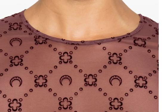 26SS 마린세르 미디 원피스 WDR267ACJER0005 PU70 AUBERGINE - MARINE SERRE