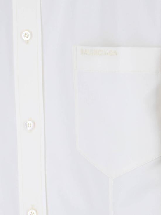 26SS 발렌시아가 셔츠 872318 TUM18 9000 White - BALENCIAGA