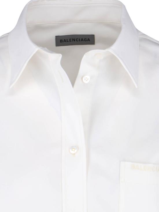 26SS 발렌시아가 셔츠 872318 TUM18 9000 White - BALENCIAGA