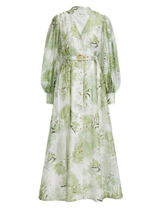 26SS 에이지 원피스 26SU5653OLIVE NATIVE Green