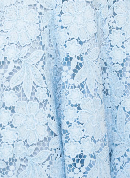 26SS 셀프 포트레이트 미디 원피스 SS26095SBL BLUE CREPE LACEBLUE Light Blue - SELF PORTRAIT