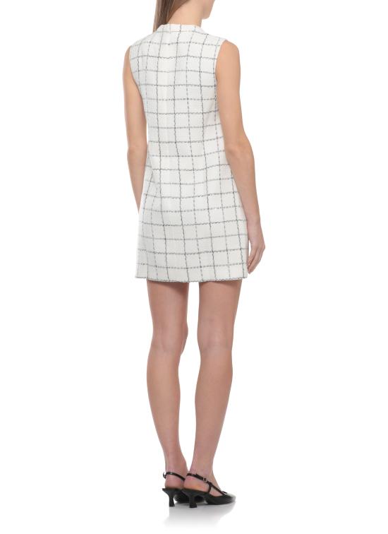 26SS 셀프 포트레이트 미디 원피스 SS26031SAC CHECK BOUCLE LACE TRIMCREAM Ivory - SELF PORTRAIT