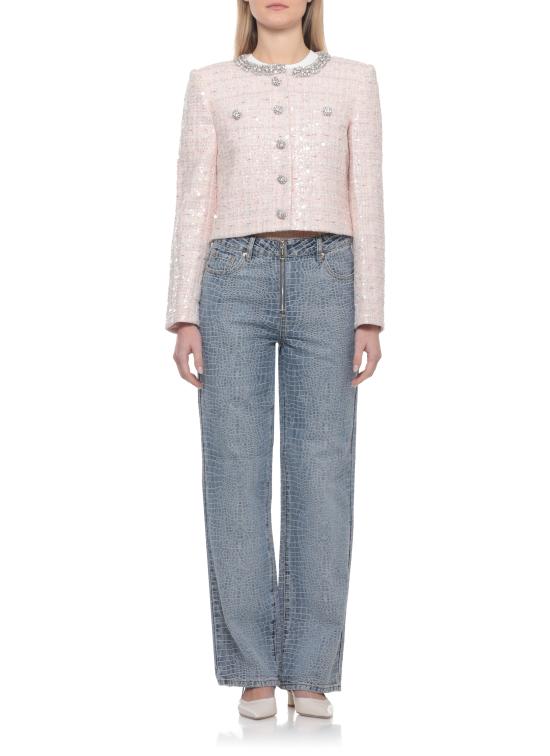 26SS 셀프 포트레이트 수트 자켓 SS26026JP PINK SEQUIN BOUCLEPINK Pink - SELF PORTRAIT