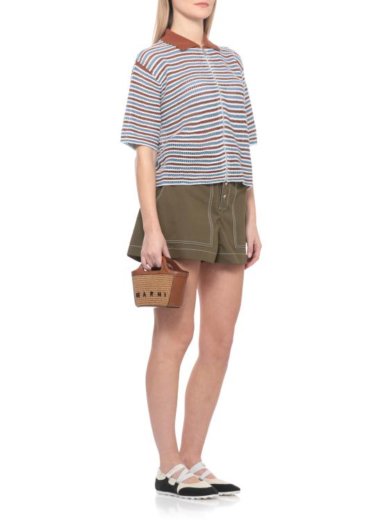 26SS 마르니 가디건 CDMD0446EQ UFCB35CRM30 Brown - MARNI