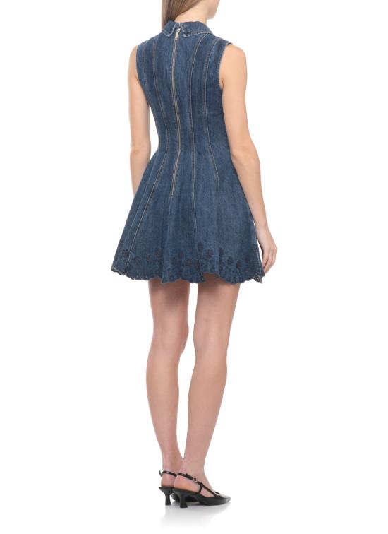 26SS 셀프 포트레이트 미디 원피스 SS26820SBL DENIM BRODERIEBLUE Blue - SELF PORTRAIT