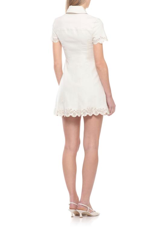 26SS 셀프 포트레이트 미디 원피스 SS26824SC CREAM BRODERIE DENIMCREAM Ivory - SELF PORTRAIT