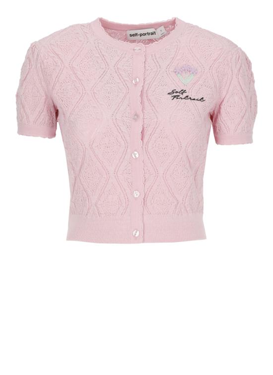 26SS 셀프 포트레이트 가디건 SS26057T P PINK POINTELLEPINK Pink