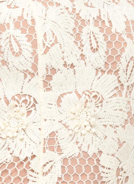 26SS 셀프 포트레이트 미디 원피스 SS26094MY YELLOW CROCHET LACEYELLOW Yellow - SELF PORTRAIT